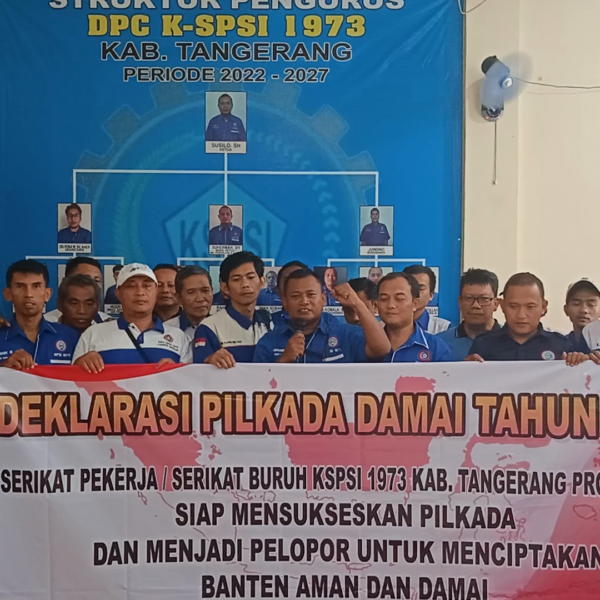 KSPSI 1973 Nyatakan Dukungan untuk Pilkada Damai…