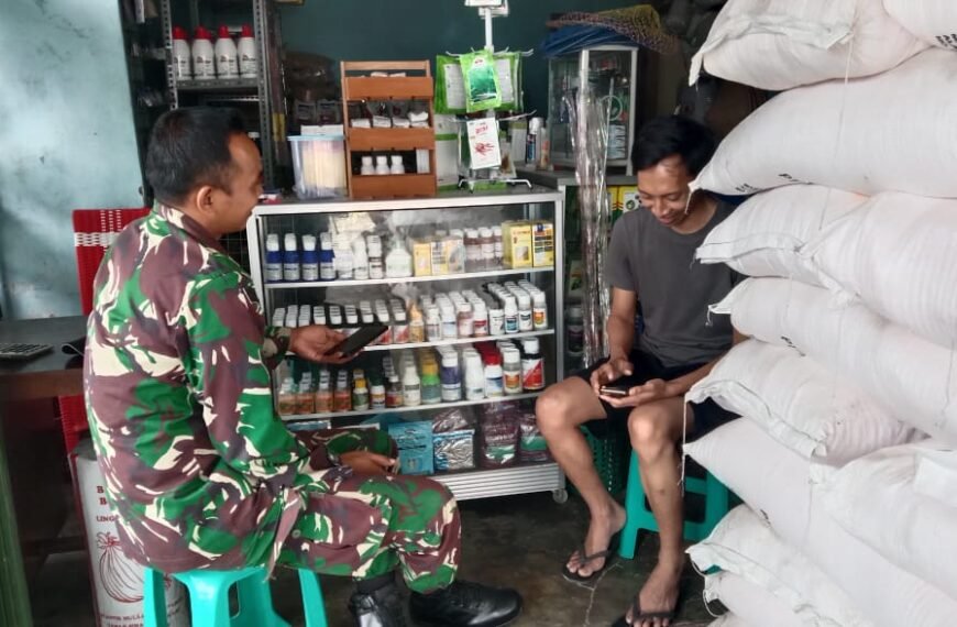 Upaya Mempersiapkan Masa Tanam, Babinsa Koramil 0602-12/Ciomas…