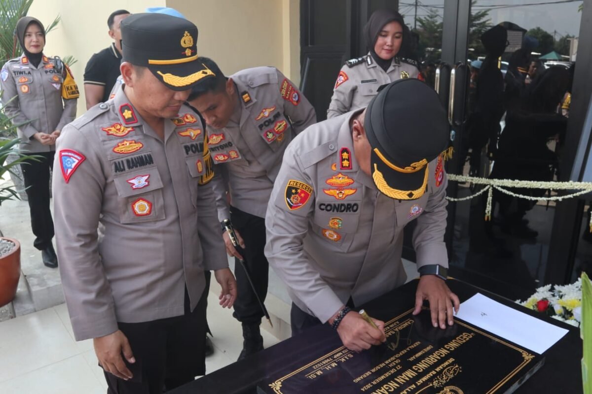 Kapolres Serang Resmikan Gedung Ngariung Iman Ngariung…