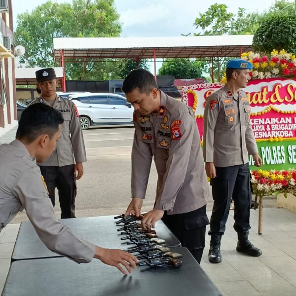 Mitigasi Penyalahgunaan, Wakapolres Serang Periksa Senpi