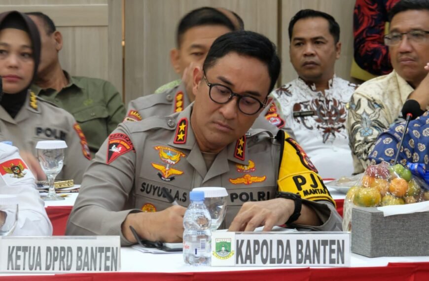 Kapolda Banten Hadiri Rapat Koordinasi Terbatas Bidang&hellip;