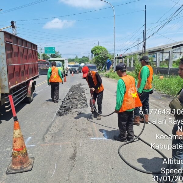 Polsek Cikande dan BPJN Gerak Cepat Atasi&hellip;