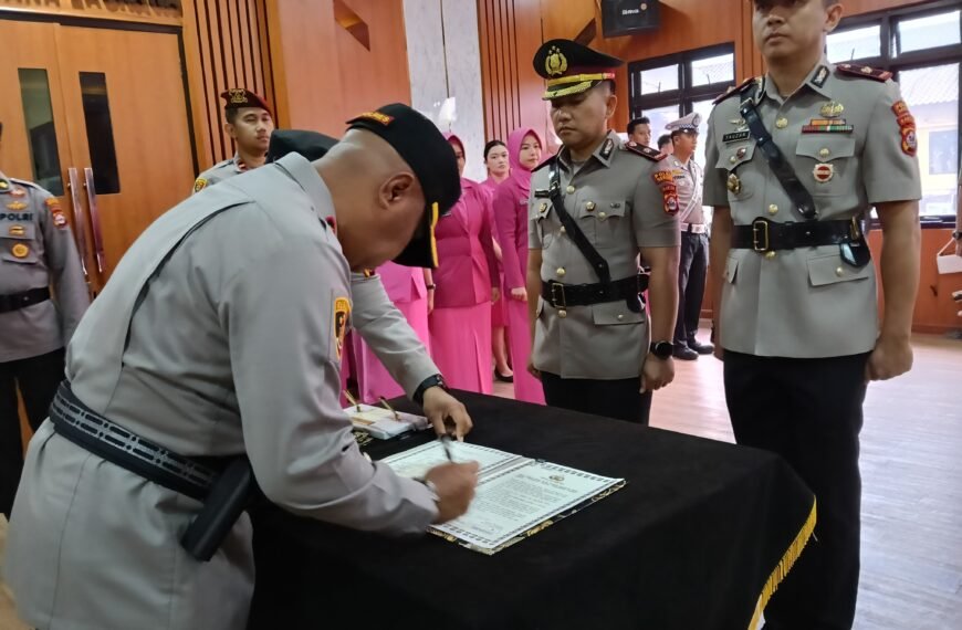 Pimpin Sertijab, Kapolres Tegaskan Pahami Tugas Dan…