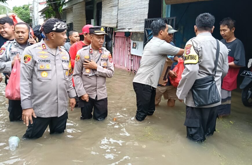 Perumahan BCP Terendam Banjir, Kapolres Condro Sasongko…