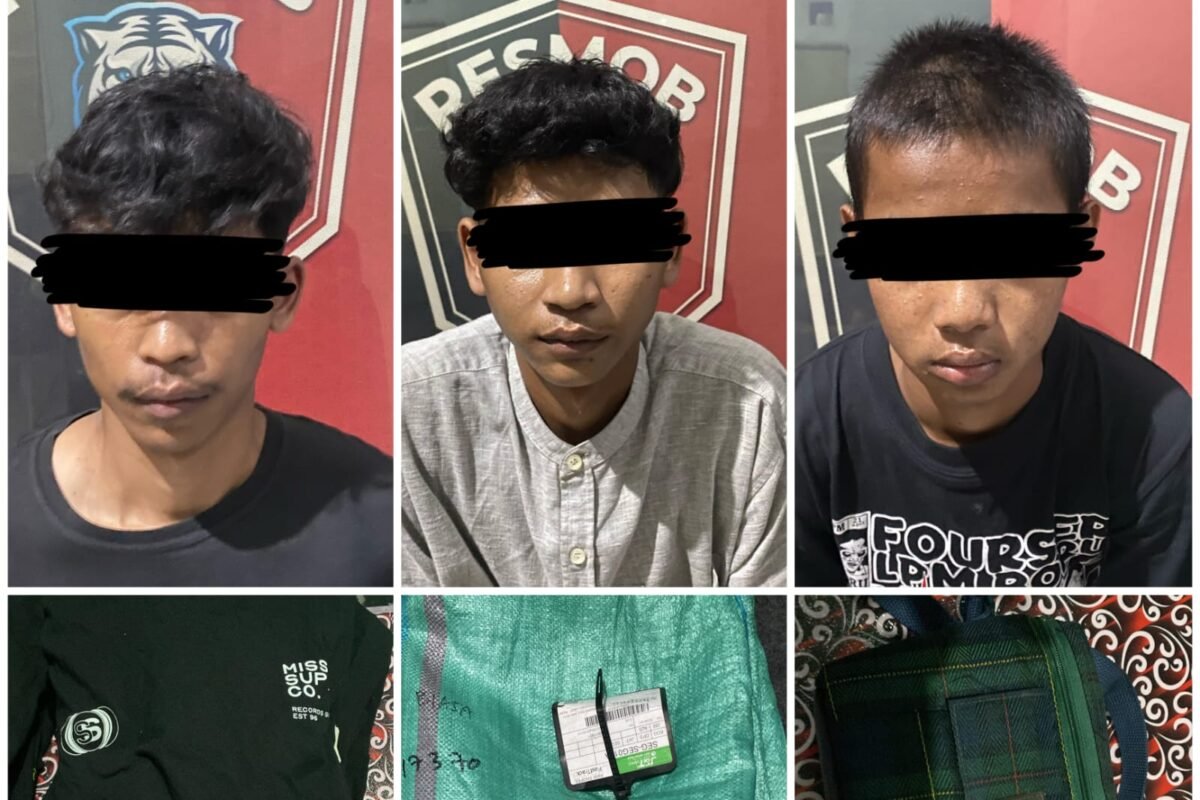 Bobol Cafe, Tiga Remaja Pengangguran Diringkus Personil&hellip;