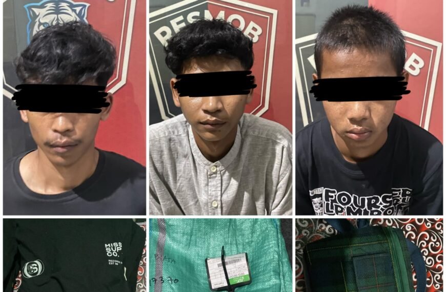 Bobol Cafe, Tiga Remaja Pengangguran Diringkus Personil&hellip;