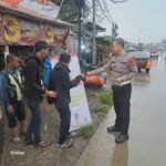 Meski Diguyur Hujan, Personil Polsek&hellip;
