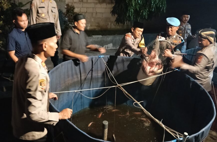 Kapolres Serang Panen Ikan Program Ketahanan Pangan&hellip;