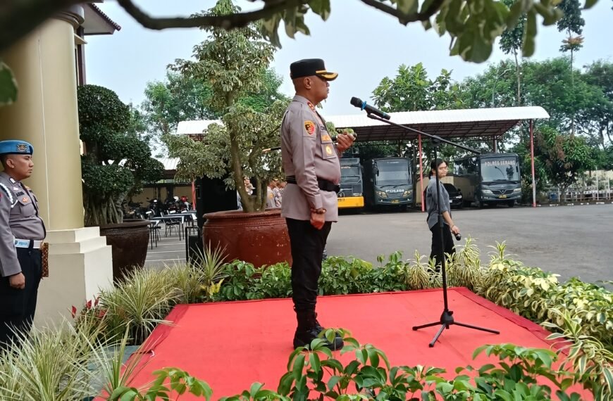 Pimpin Apel Pergeseran Pasukan, Kapolres Ingatkan Jangan…