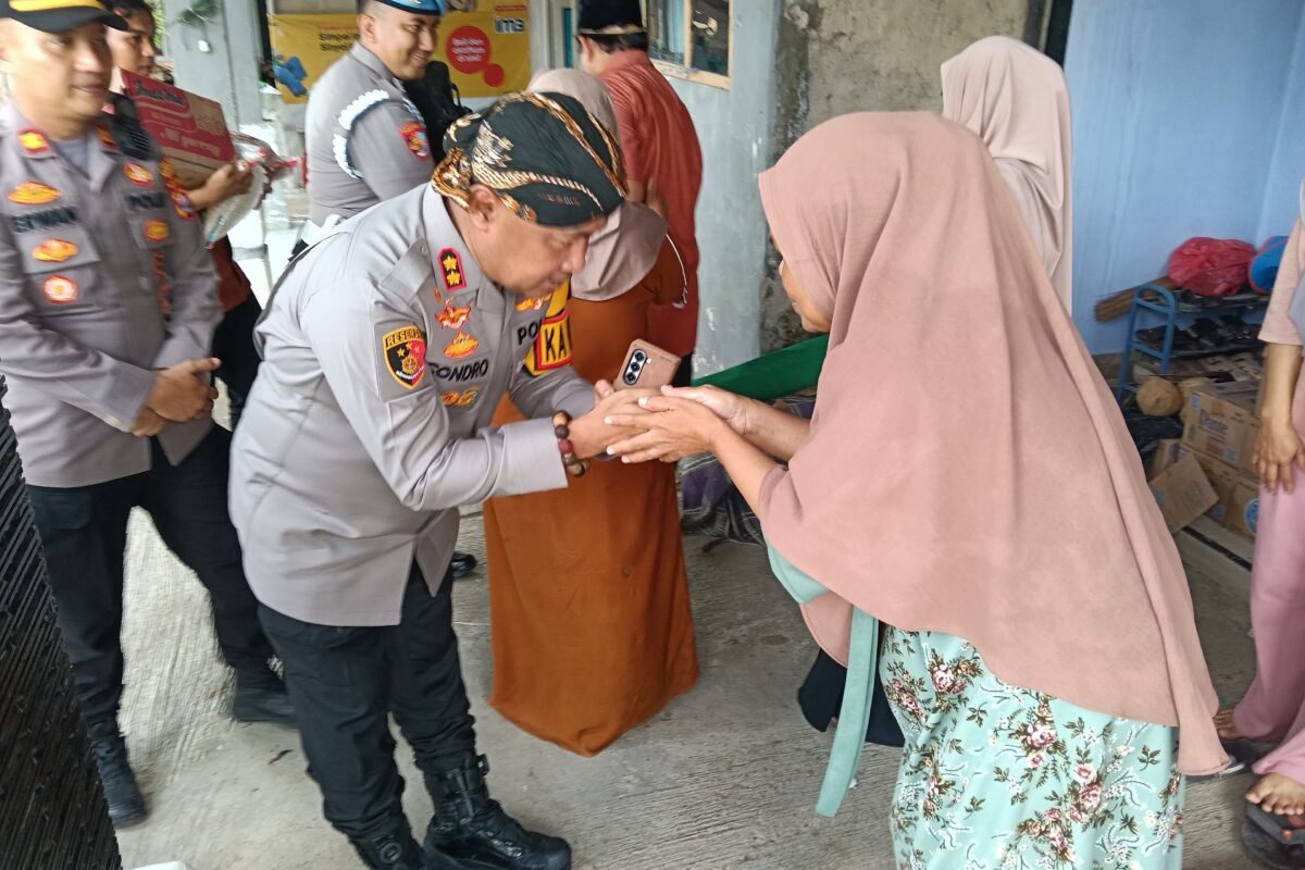 Sampaikan Duka Cita, Kapolres Serang Temui Istri&hellip;