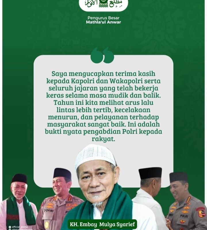 Ketua Umum PB Mathla’ul Anwar KH Embay&hellip;