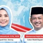 Pasangan Ratu Rachmatu Zakiyah dan…