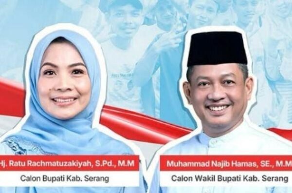 Pasangan Ratu Rachmatu Zakiyah dan Najib Hamas&hellip;