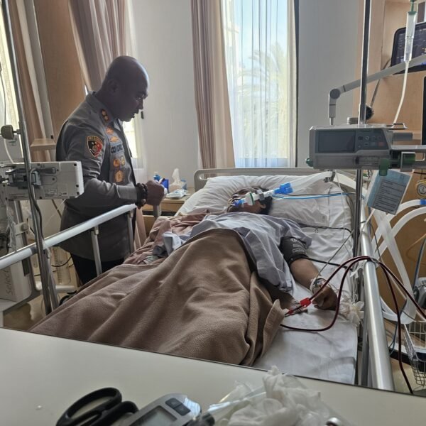 Beri Dorongan Dan Motivasi, Kapolres Serang Jenguk&hellip;