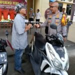 Kapolres Kembalikan Motor Yang Dicuri&hellip;