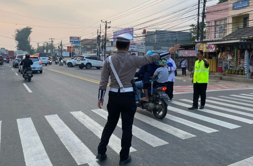 Personil Satlantas Polres Serang Dikerahkan di Titik&hellip;