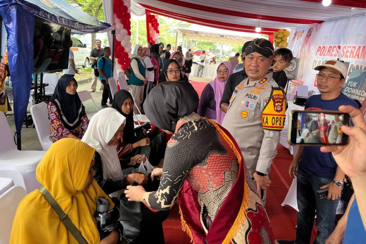 Rangkaian Hari Bhayangkara, Kapolres Kumpul dan Bagikan…