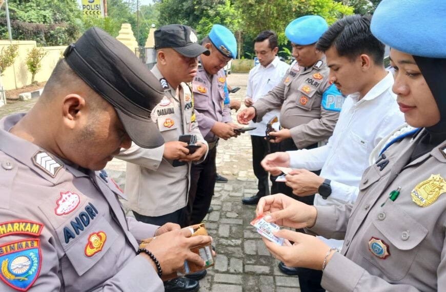 Tindaklanjuti Perintah Kapolres Serang, Personil…