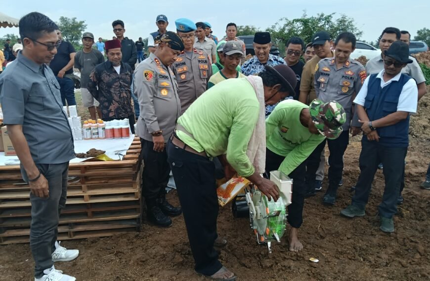 Polisi Cinta Petani, Polres Serang Gelontorkan Bantuan…