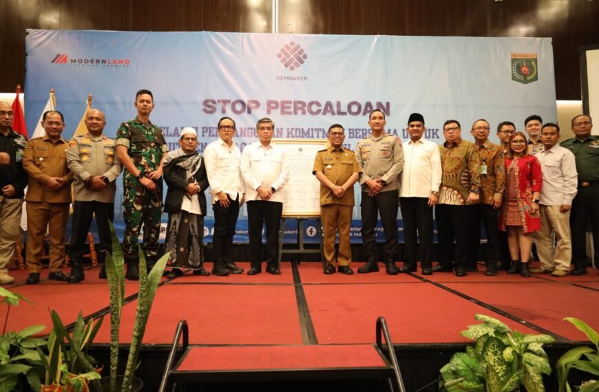 Menaker, Wamenaker, Gubernur, Kapolda dan…