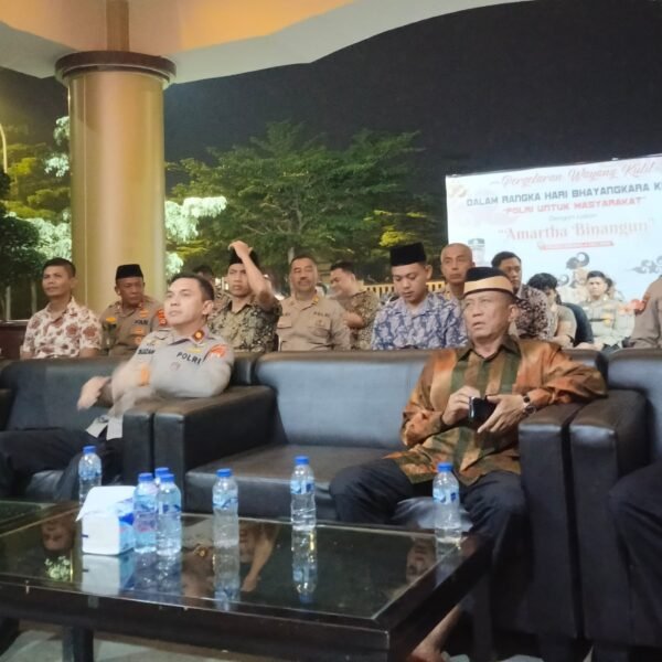 Semarak Hari Bhayangkara Ke-79, Polres Serang Gelar Nobar…