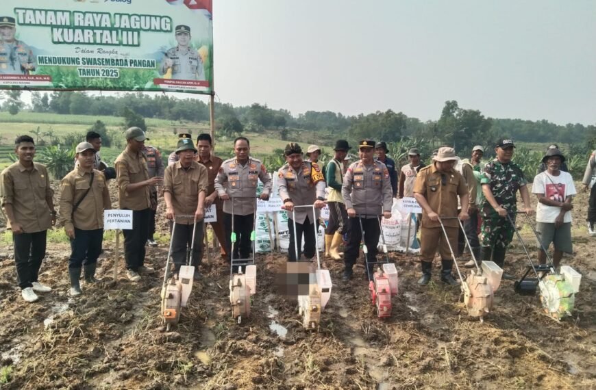 Sukseskan Kuartal III Program Ketapang, Kapolres Tanam&hellip;