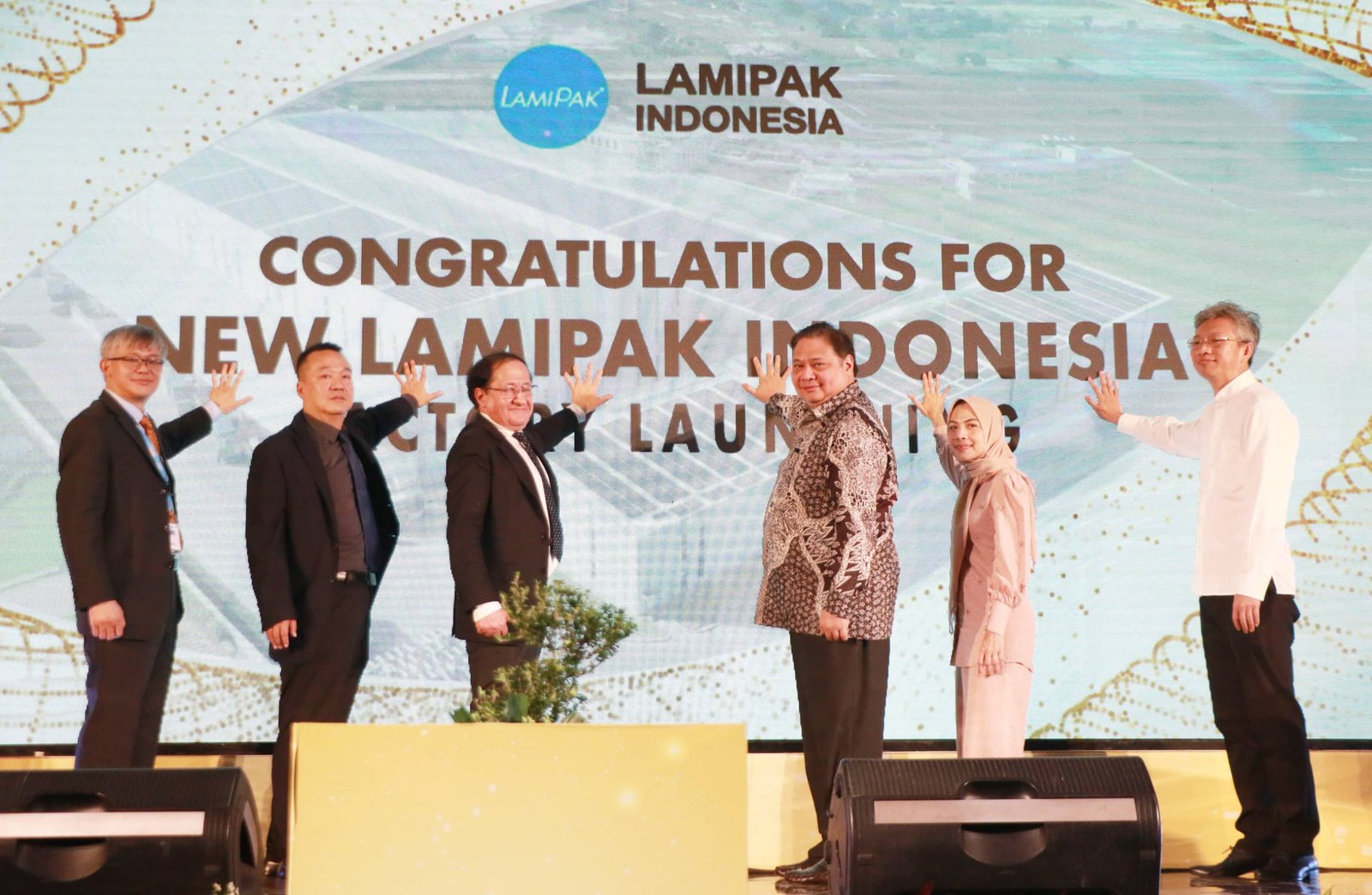 Menko Perekonomian Resmikan PT Lamipak Indonesia Kabupaten Serang