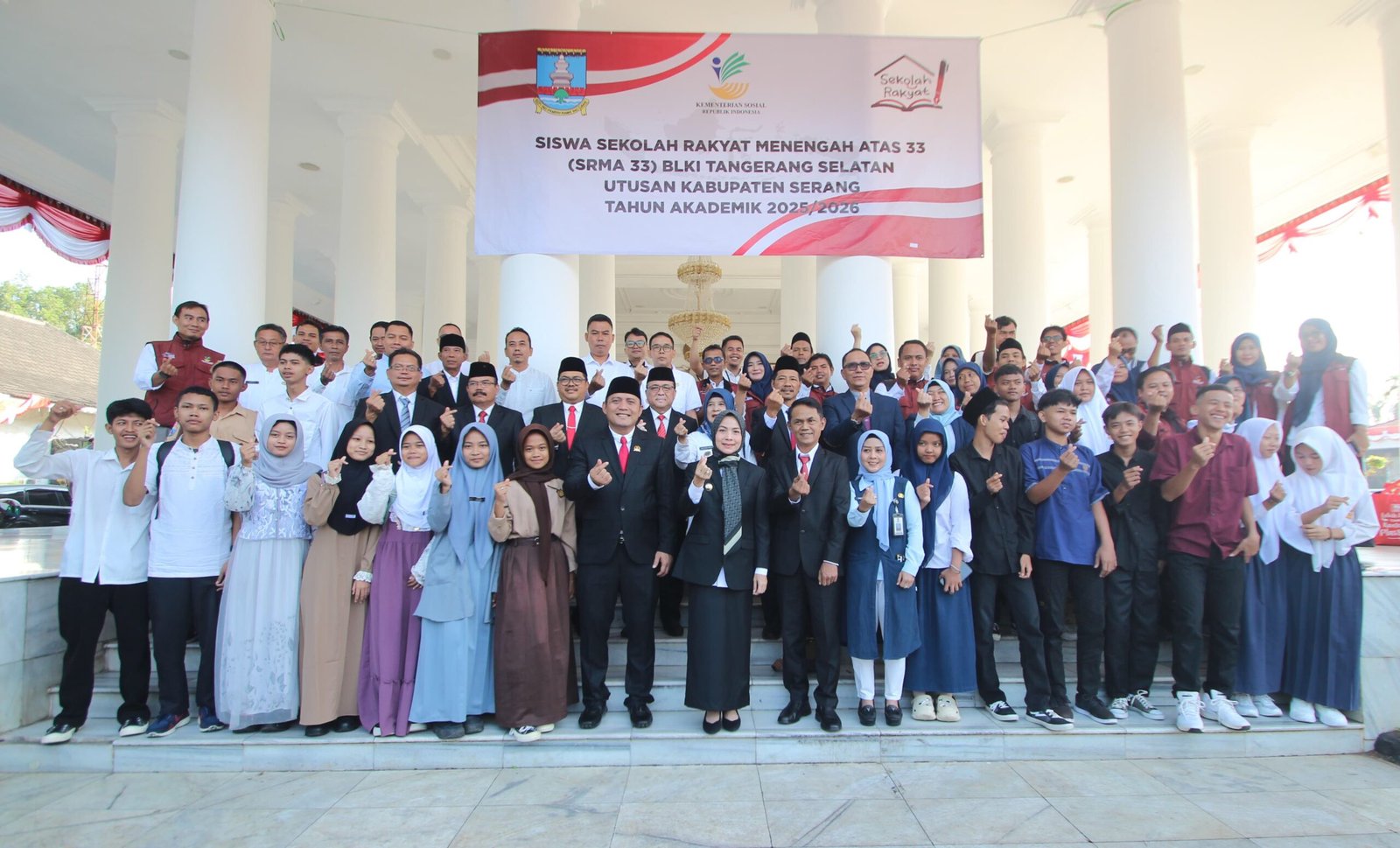 Bupati Serang Lepas 19 Siswa Kabupaten Serang ke&hellip;