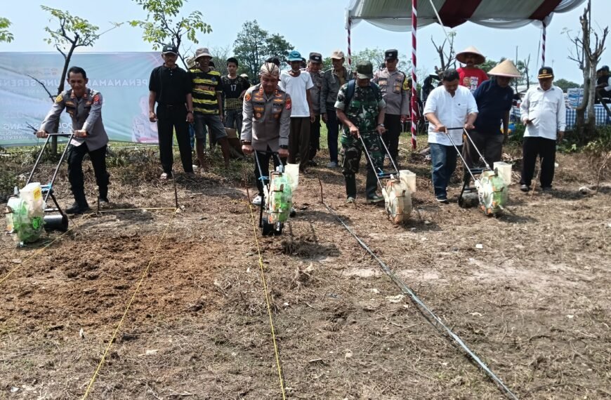 Program Swasembada Pangan, Kapolres Gelar Penanaman Jagung&hellip;