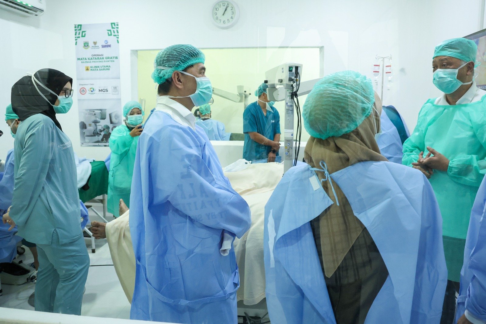 Baznas Banten Gelar Operasi Mata Katarak Gratis