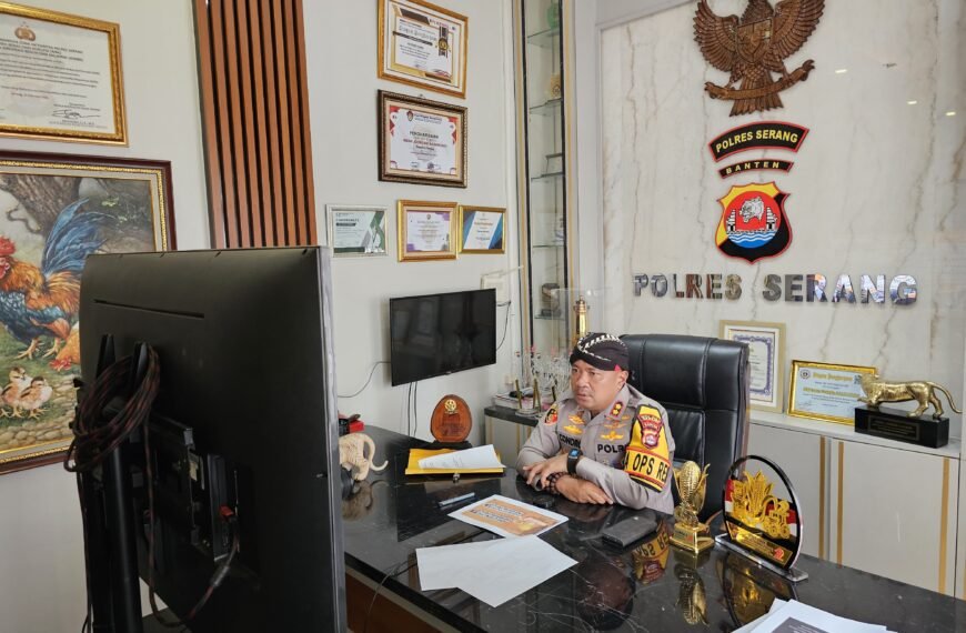Kembali Menjadi Pemateri Siswa Sespimmen, Kapolres Serang&hellip;