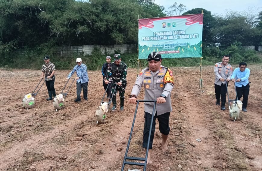 Kapolres Serang Pimpin Penanaman Jagung Serentak di…
