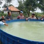 Tinjau Bioflok Bumdes Mekarbaru, Kapolres…