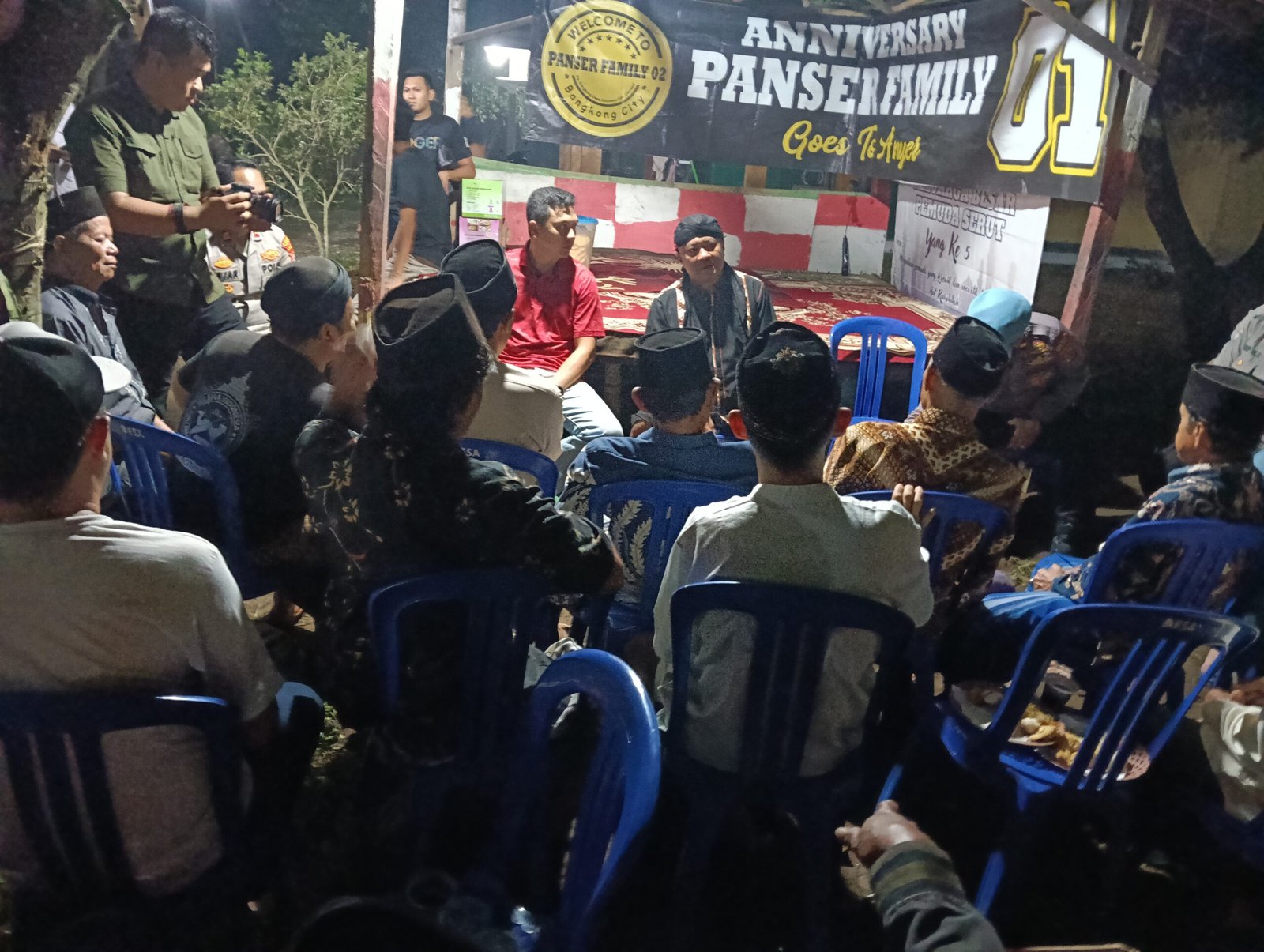 Ngariung di Pos Ronda, ini Pesan Kapolres Serang&hellip;