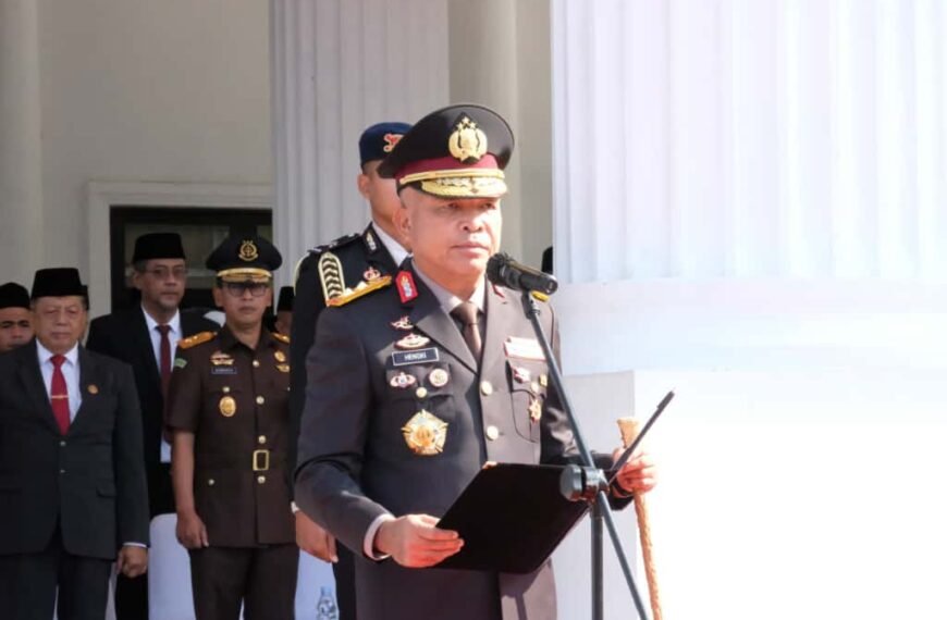 Kapolda Baca Teks Pancasila pada Upacara Hari&hellip;