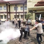 Menghadapi Aksi Unjukrasa, Polres Serang&hellip;