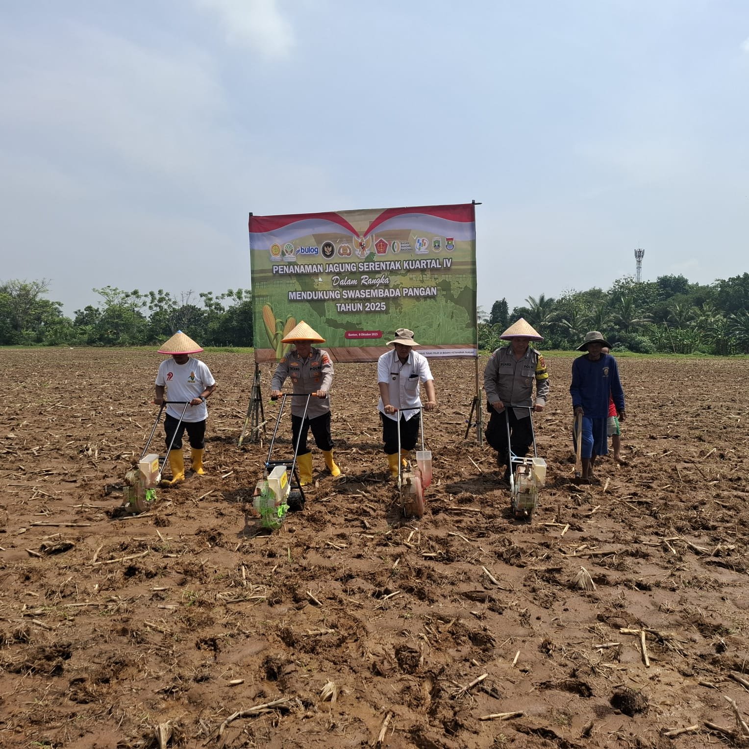 Polsek Cikande Gelar Penanaman Jagung Serentak Kuartal IV…