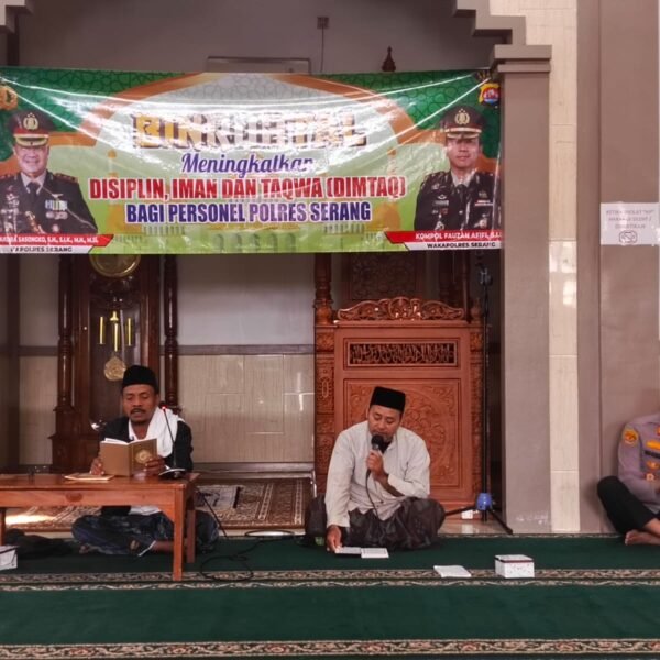 Polres Serang Gelar Binrohtal “Ngaji Bareng Kapolres”&hellip;