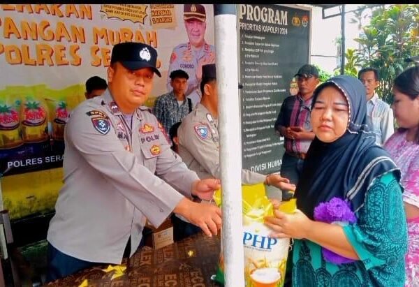 Polres Serang Gelar Gerakan Pangan Murah, Salurkan 150…