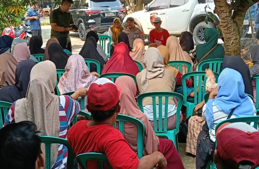 Suasana Ceria Warnai Silaturahmi Kapolres dengan Emak-emak&hellip;