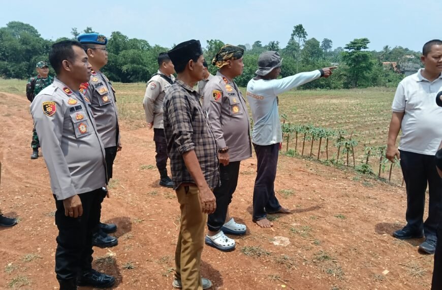 Kapolres Tinjau Perkebunan Jagung Seluas 10 Hektar&hellip;