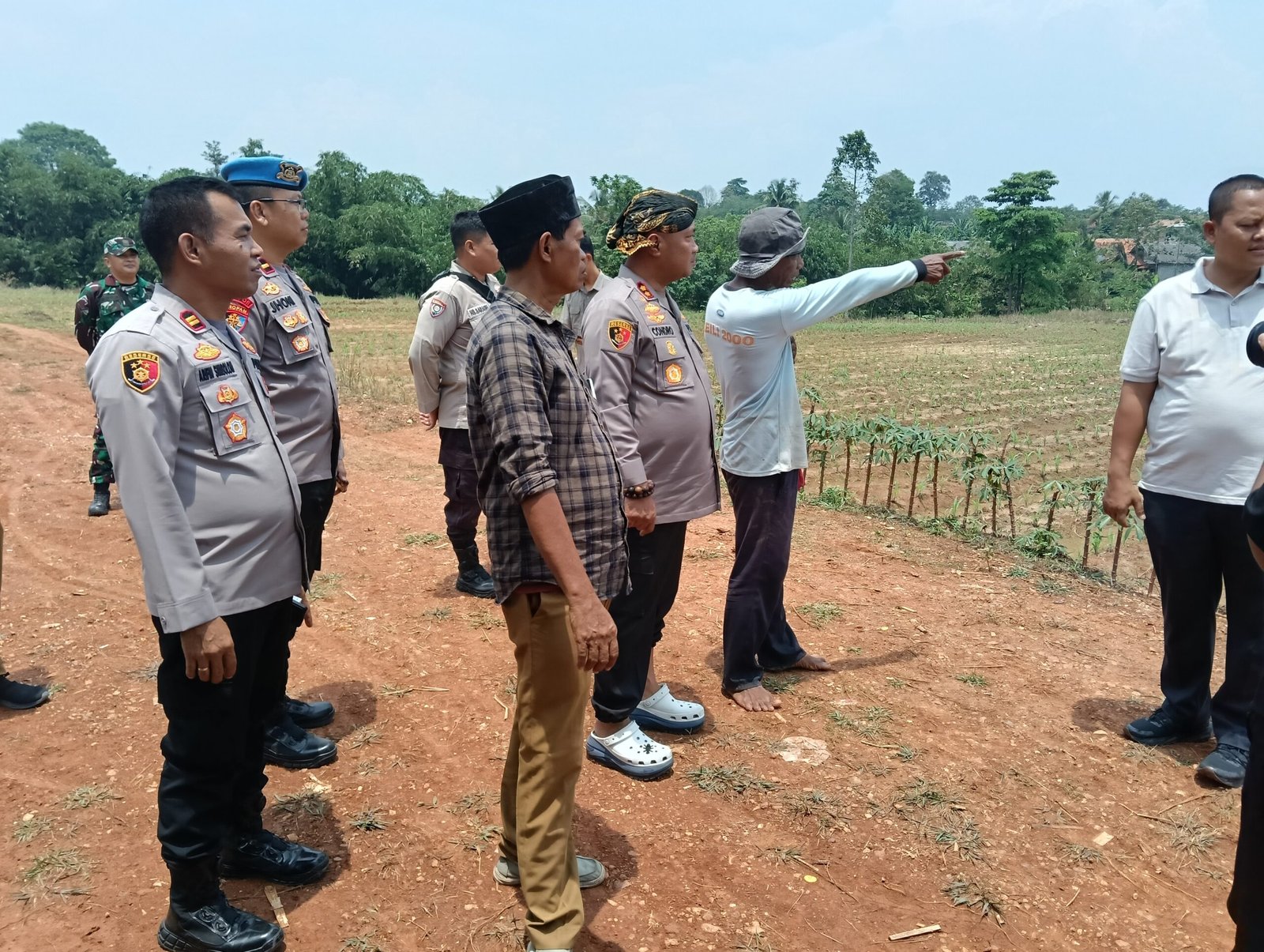 Kapolres Tinjau Perkebunan Jagung Seluas 10 Hektar Program…