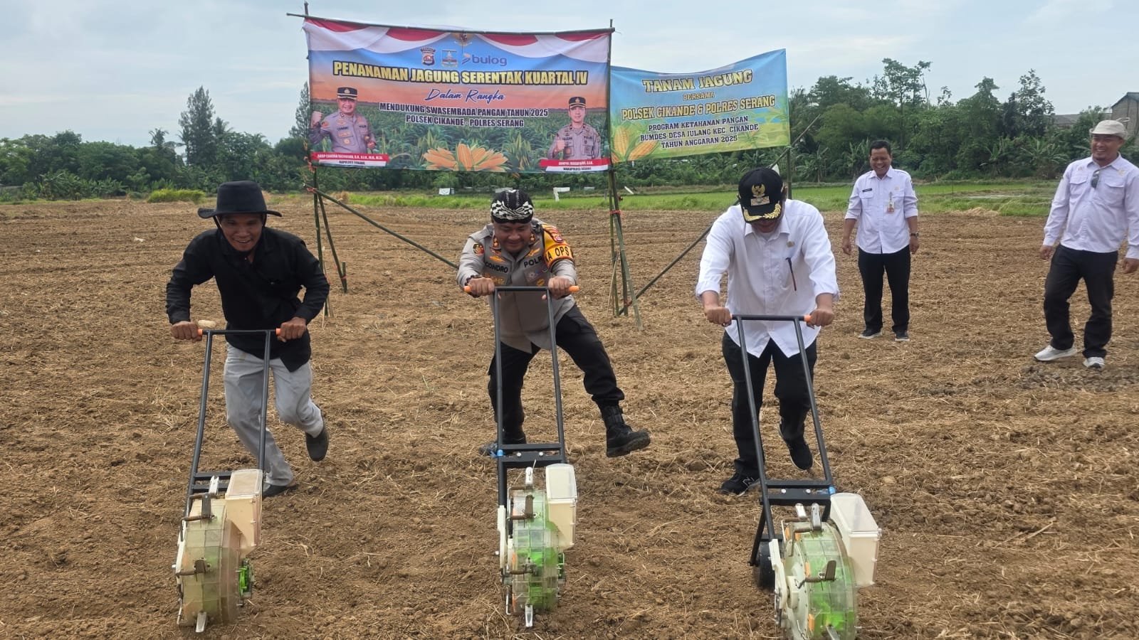 Kapolres Tanam Jagung Seluas 2 Hektar Program Ketahanan…