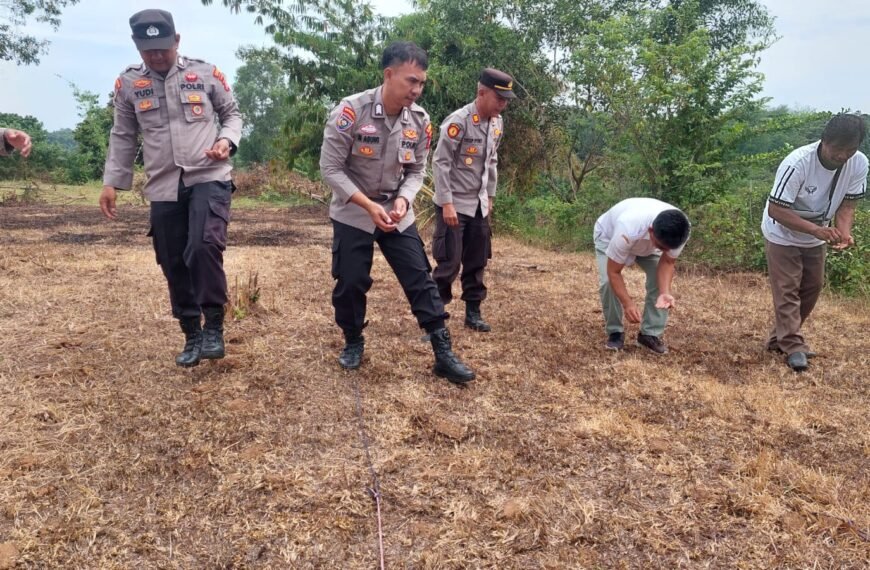Polsek Pamarayan Tanam Jagung di Lahan 10&hellip;