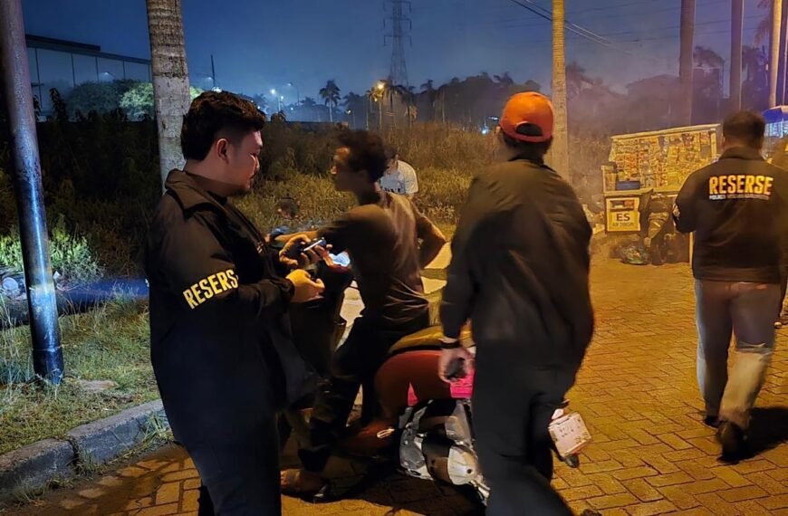 Cegah Kejahatan, Personil Satreskrim Gelar Patroli Kring&hellip;