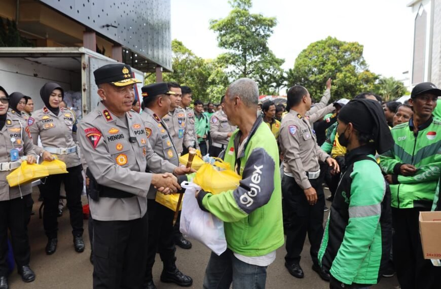 Apel Kamtibmas, Ojol bersama Polda Banten Bersatu&hellip;