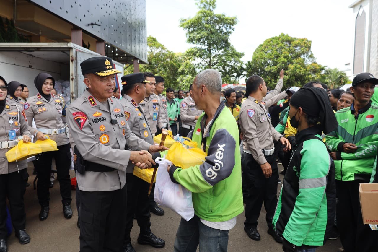 Apel Kamtibmas, Ojol bersama Polda Banten Bersatu Ciptakan&hellip;