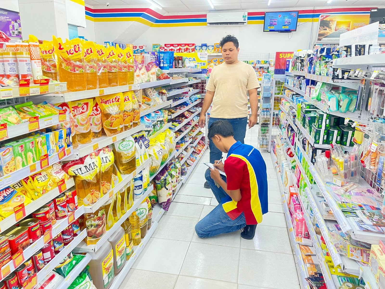 Tim Satgas Pangan Polres Serang Cek Harga Beras…