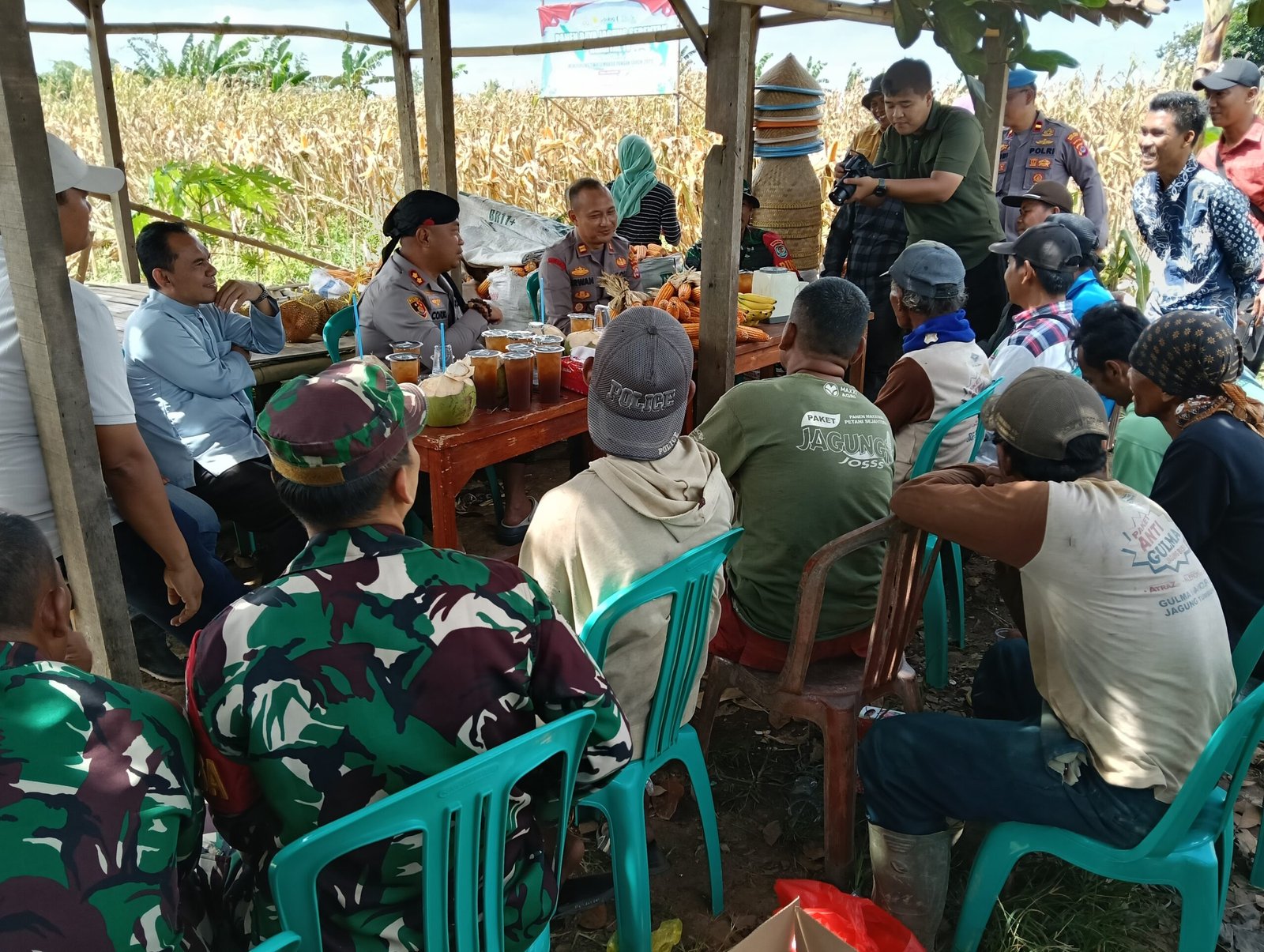 Rajin ke Lapangan, Kapolres Serang Diapresiasi Petani Jagung