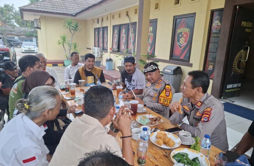 Kapolres Ngariung Bersama Wartawan Media&hellip;